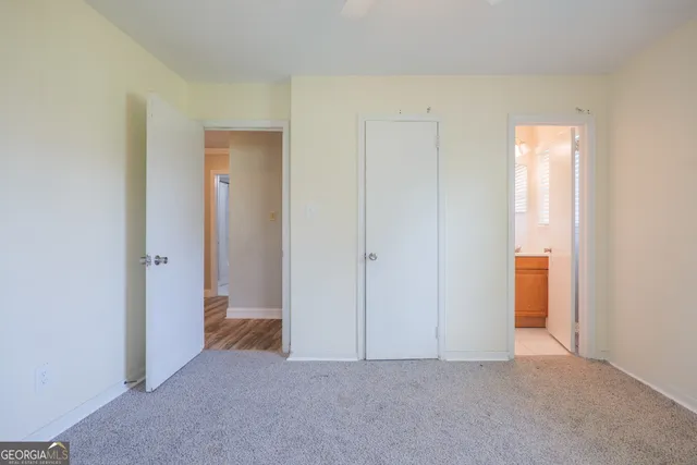 a view of room with windows