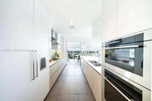 a view of a kitchen with a stove