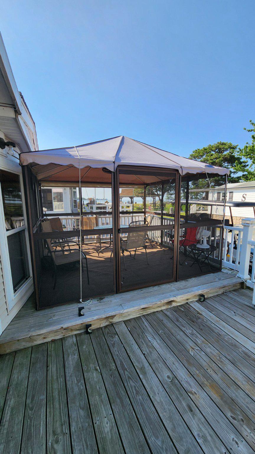 111 Beach Harbor Road, Unit 194C Grasonville, MD 21638 - Photo 2 of 24 screened gazebo that can be left up or removed