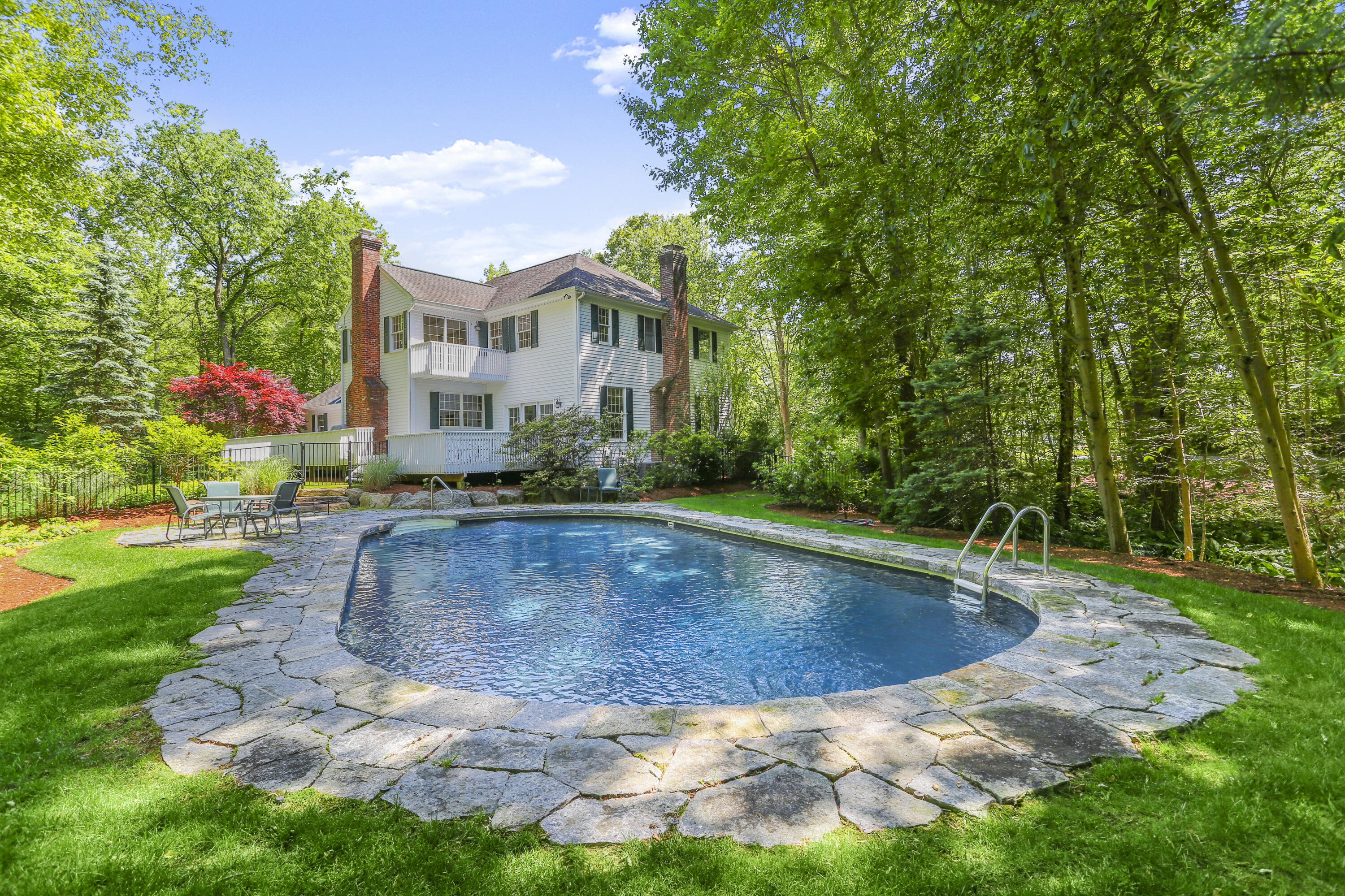 220 Old Norwalk Road New Canaan, CT 06840 - Photo 10 of 36 a view of outdoor space yard and swimming pool