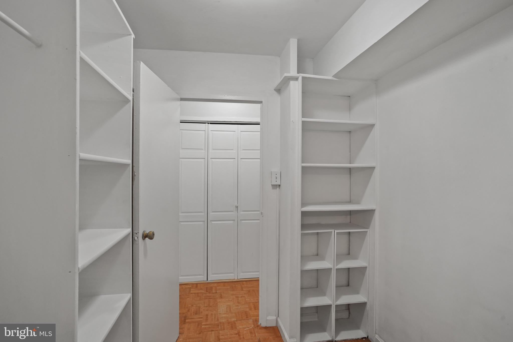 1801 Clydesdale Place Northwest, Unit 420 Washington, DC 20009 - Photo 22 of 33 a view of an empty walk in closet