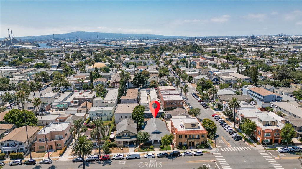 843 Cedar Avenue Long Beach, CA 90813 - Photo 36 of 42 an aerial view of residential houses with city view