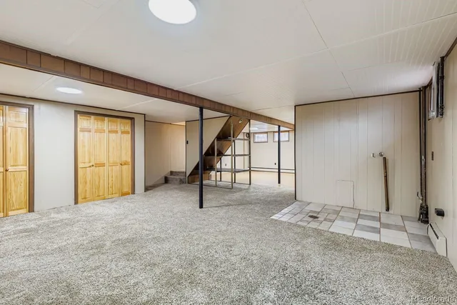 a view of an empty room