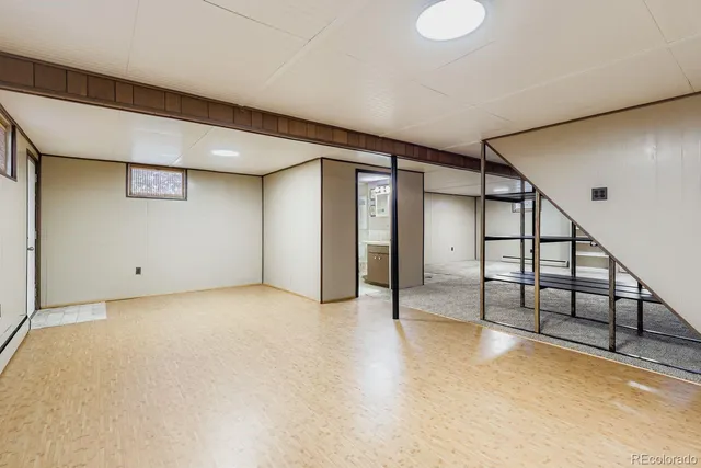 a view of an empty room