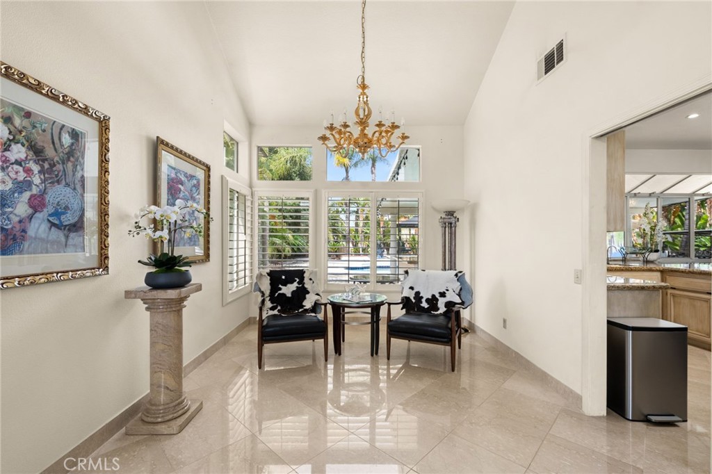 950 Chantel Drive Corona, CA 92879 - Photo 7 of 27 a view of a dining room with furniture window and outside view