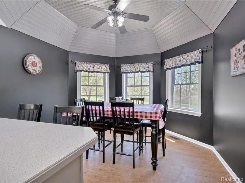 1853 Mitchell Lake Road Attica, MI 48412 - Photo 17 of 40 Dining Area with Bay Window