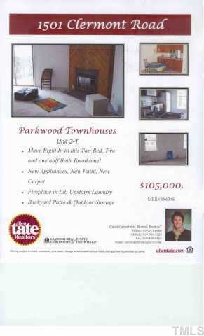 1501 Clermont Road, Unit T3 Durham, NC 27713 - Photo 8 of 9 Other
