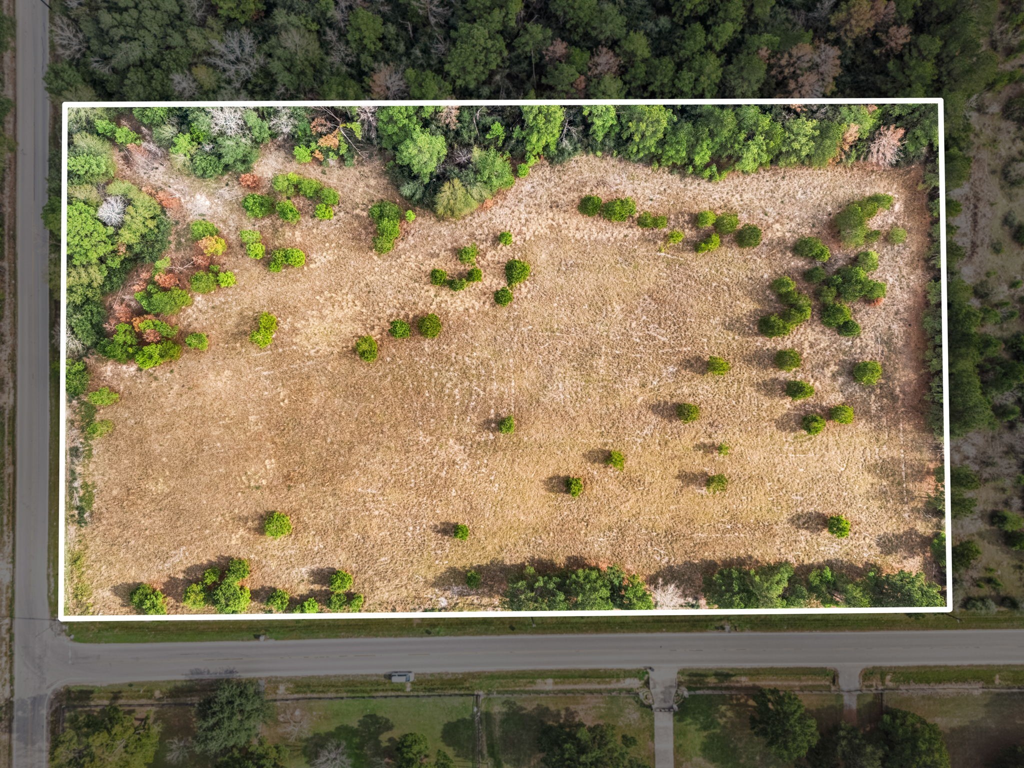 0 Badtke Road Hockley, TX 77447 - Photo 8 of 8 a view of outdoor space with a lake view