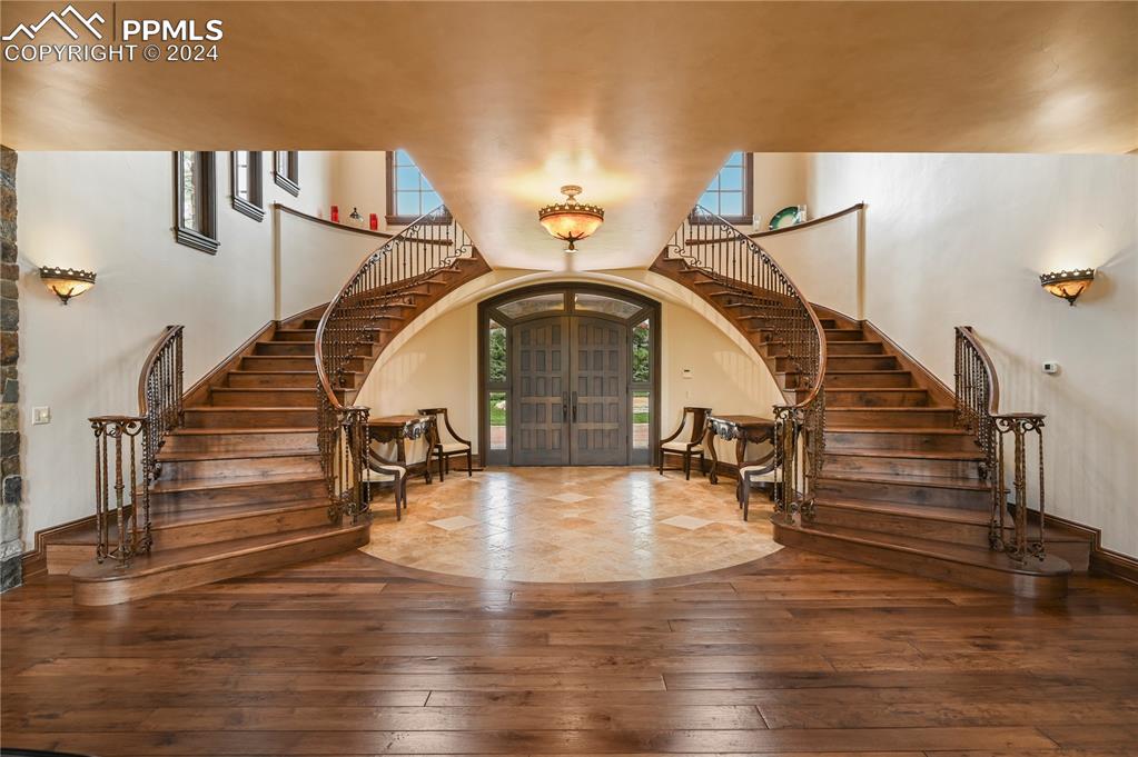 22 Crossland Road Colorado Springs, CO 80906 - Photo 3 of 49 a view of entryway and hall with wooden floor