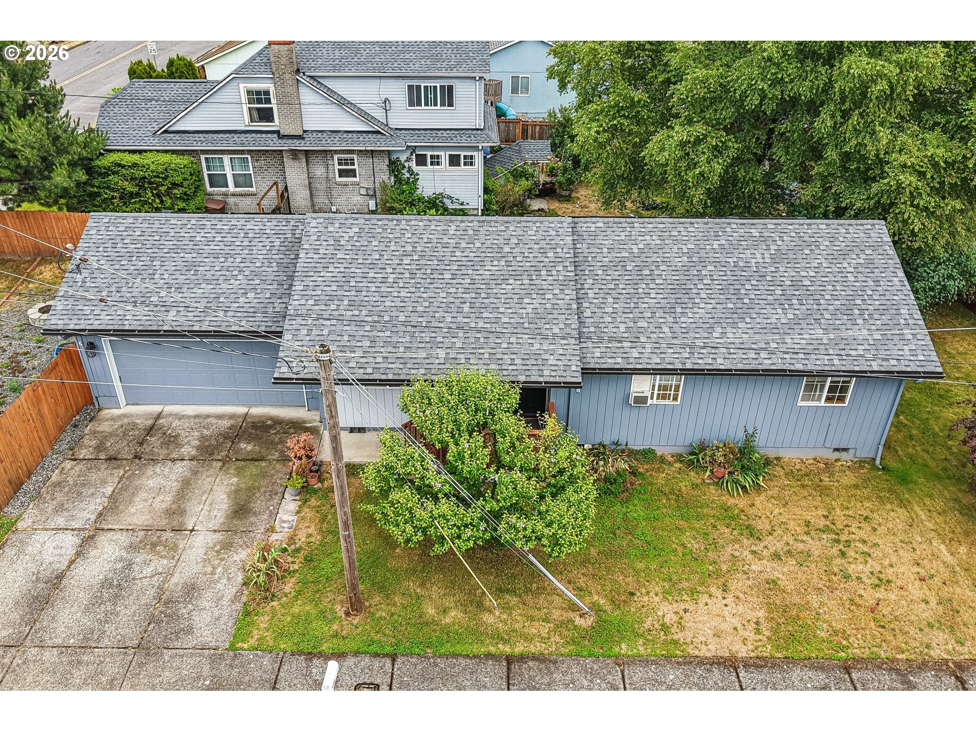 608 Southeast Sumner Street Camas, WA 98607 - Photo 31 of 39 a aerial view of a house with a yard