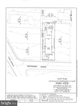 $192,500 | Lot 65 Montgomery Avenue, Mount Airy, MD 21771
