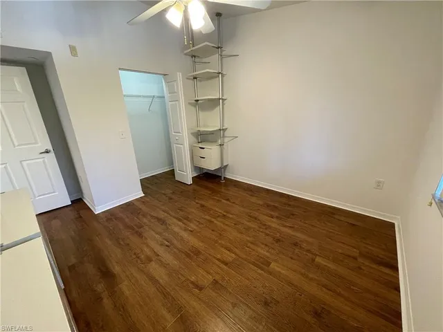 wooden floor in an empty room
