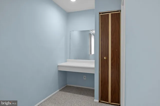 a view of an empty room