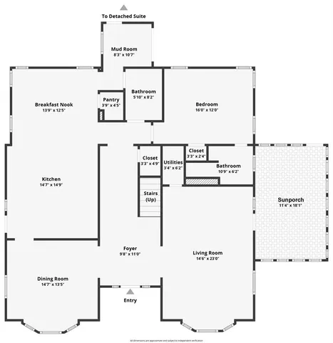 a view of outdoor space with deck and trees