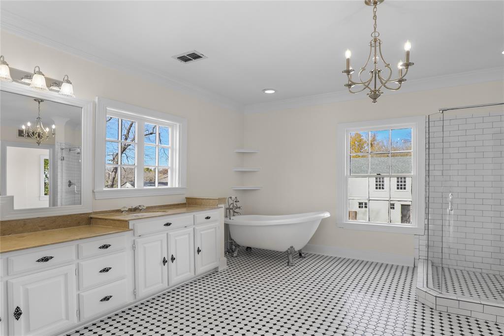 1102 Howell Street McKinney, TX 75069 - Photo 24 of 40 Luxurious primary-bath with a vintage slipper-foot tub!