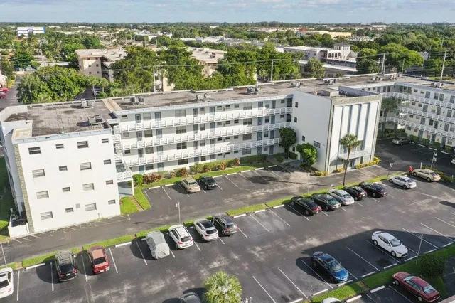 a view of a city with tall buildings