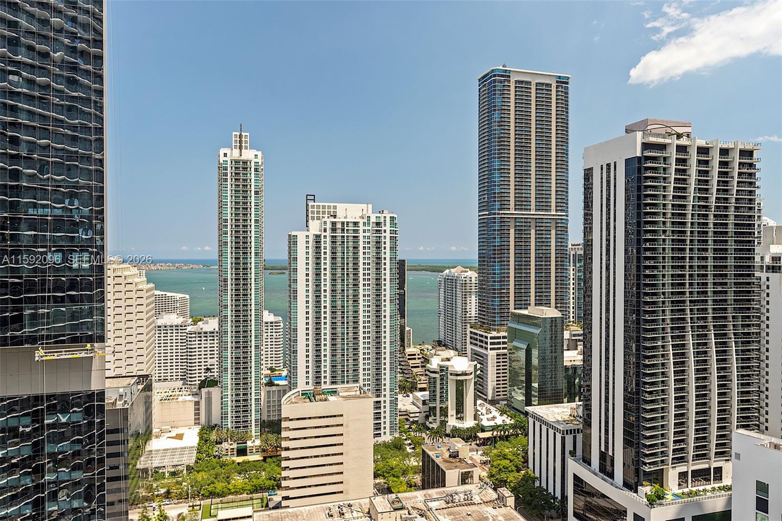 45 Southwest 9th Street, Unit 3502 Miami, FL 33130 - Photo 5 of 46 a city view with tall buildings