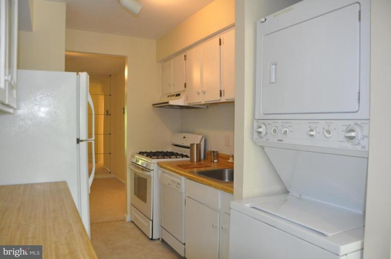 11240 Chestnut Grove Square, Unit 258 Reston, VA 20190 - Photo 1 of 19 a utility room with cabinets washer and dryer