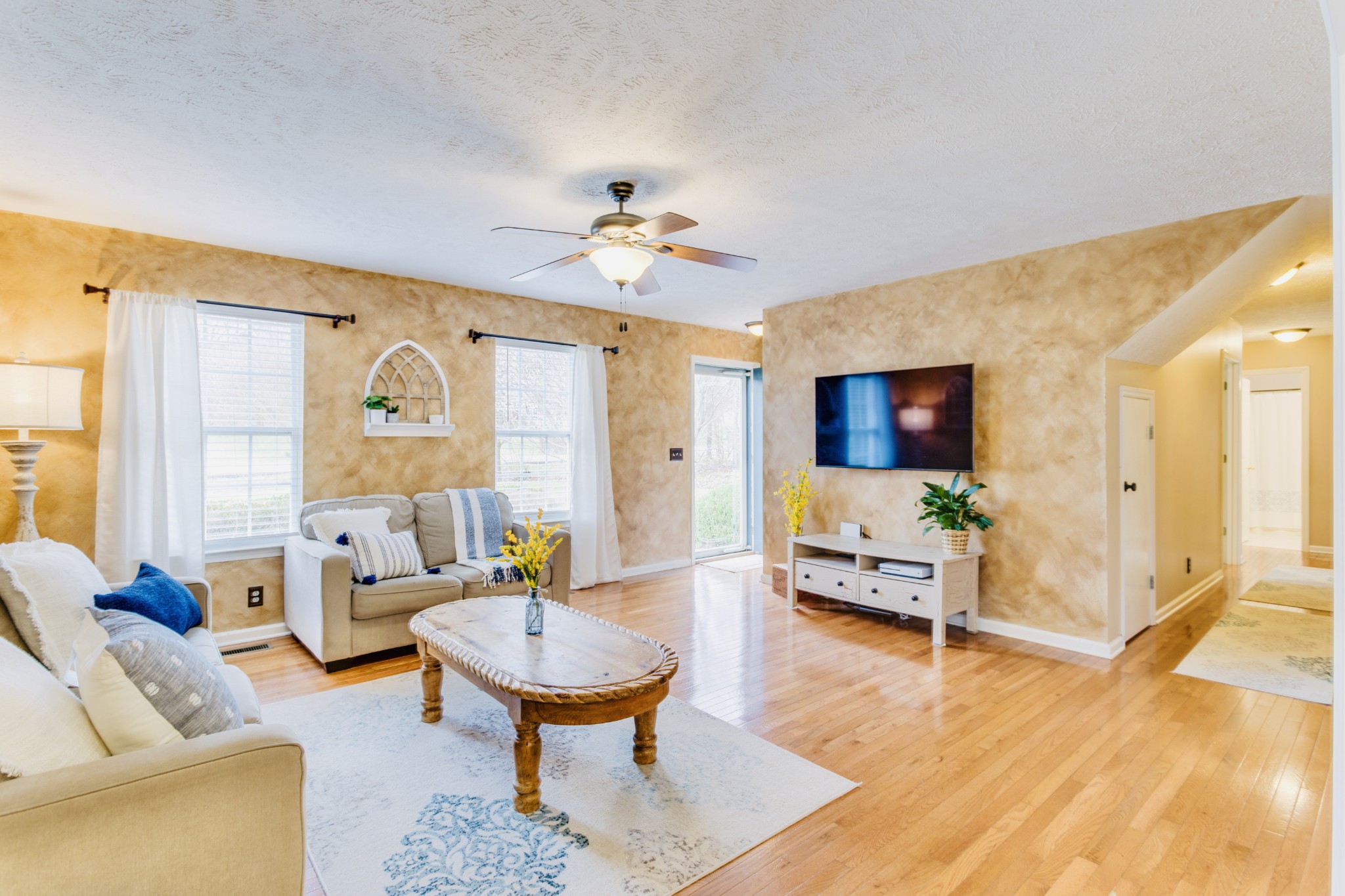 1482 Overton Court Rockvale, TN 37153 - Photo 9 of 58 a living room with furniture and a wooden floor