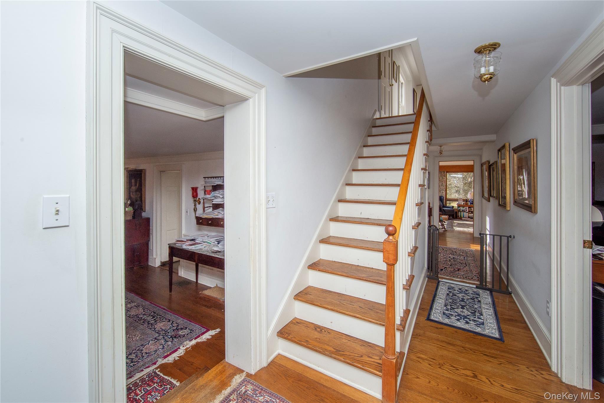 64 South Quaker Hill Road Pawling, NY 12564 - Photo 32 of 46 a view of a hallway with wooden floor and entryway