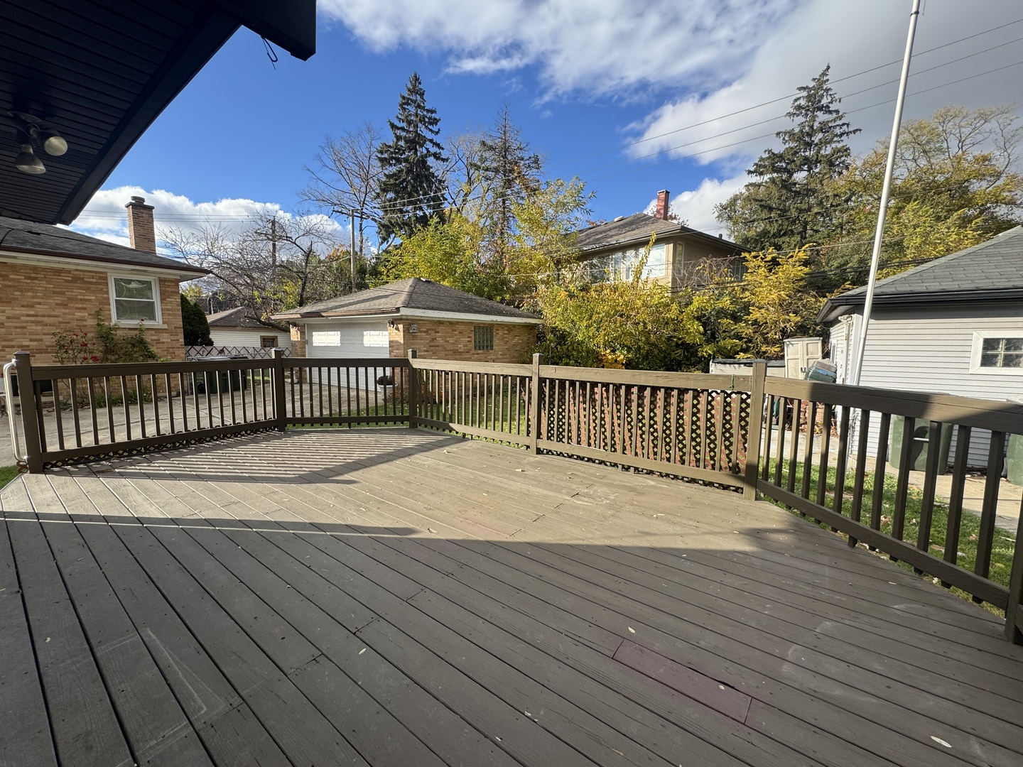 198 West Burlington Street Riverside, IL 60546 - Photo 18 of 19 a view of a house with a wooden deck
