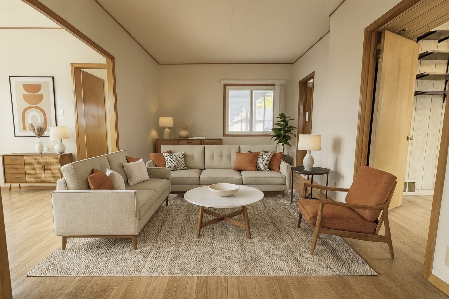 198 West Burlington Street Riverside, IL 60546 - Photo 4 of 19 a living room with furniture and a large window