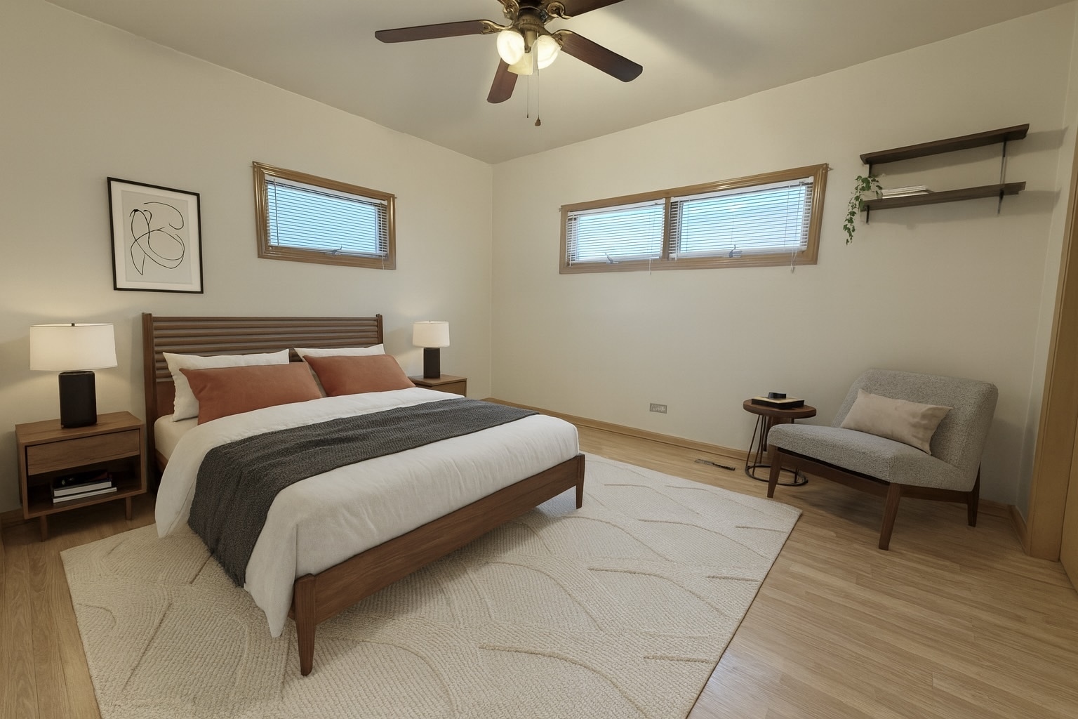 198 West Burlington Street Riverside, IL 60546 - Photo 7 of 19 a bedroom with a bed and a couch