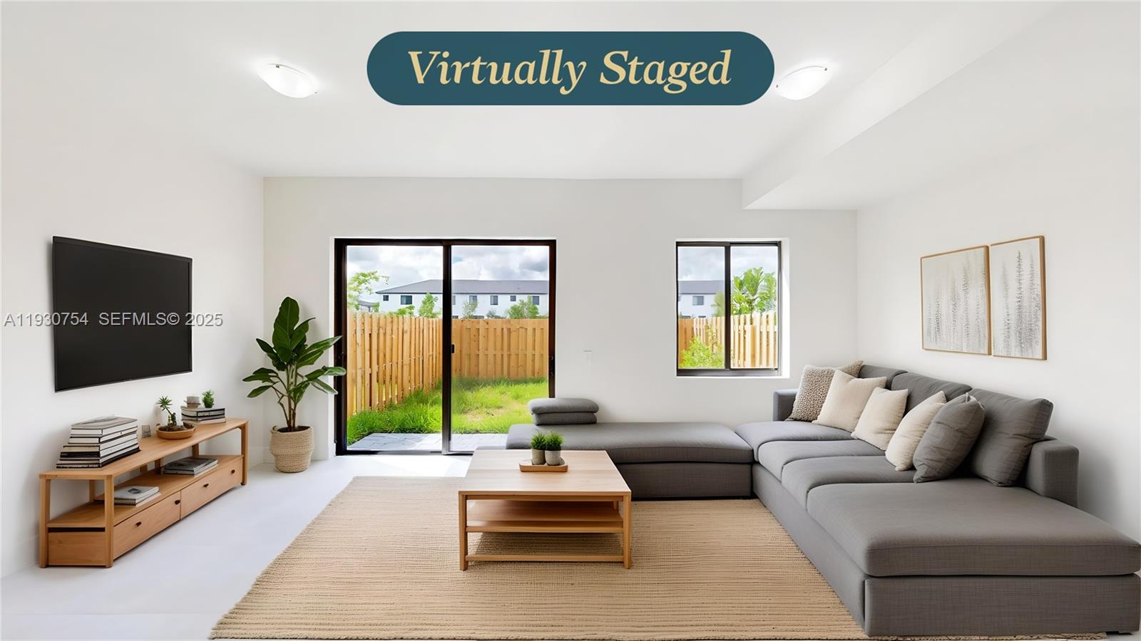 18936 Southwest 344th Terrace Homestead, FL 33034 - Photo 12 of 83 a living room with furniture and a flat screen tv
