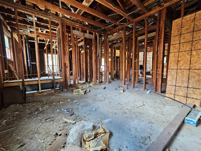 a view of an empty room