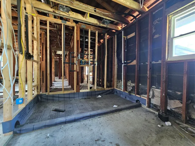 a front view of a house with garage