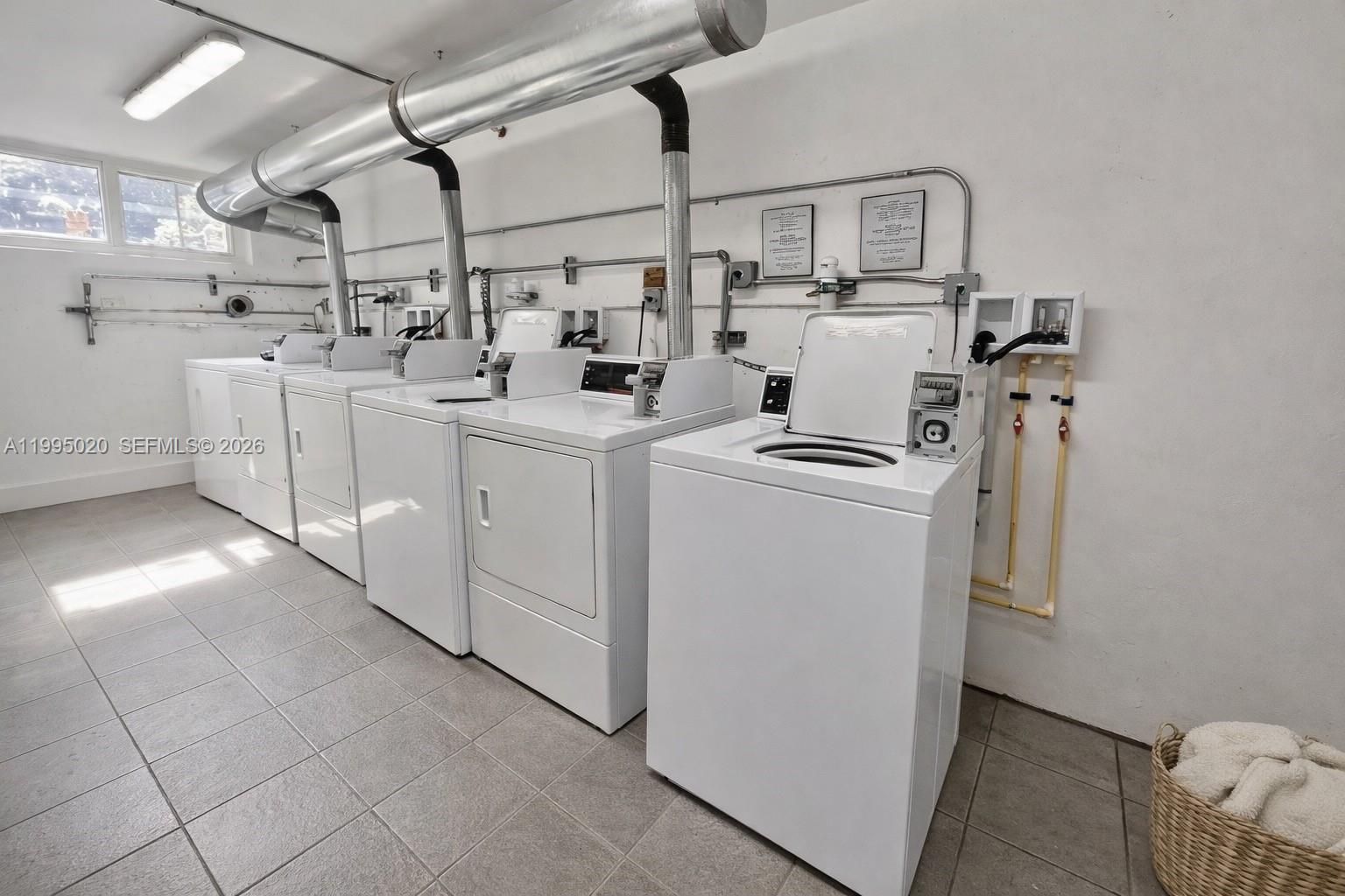 143 Southwest 9th Street, Unit 105 Miami, FL 33130 - Photo 17 of 20 a utility room with dryer and washer