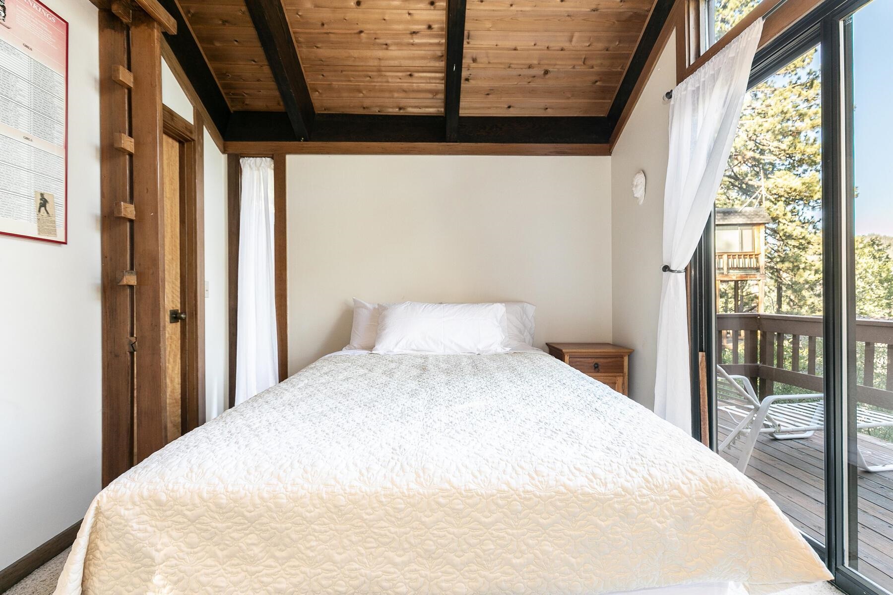 1469 Sandy Way Olympic Valley, CA 96146 - Photo 12 of 21 a large bed sitting in a bedroom next to a window