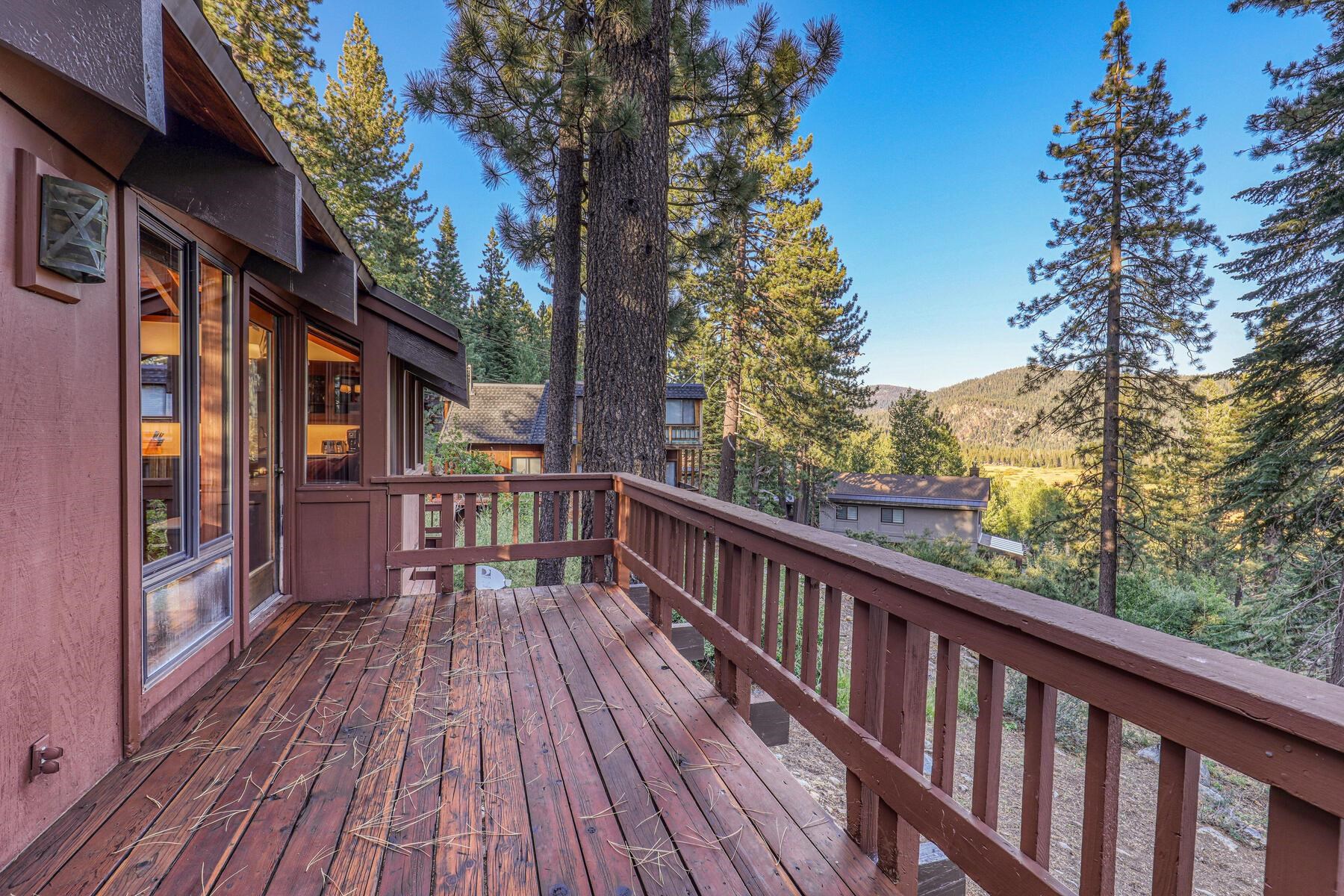 1469 Sandy Way Olympic Valley, CA 96146 - Photo 9 of 21 a view of balcony with furniture and wooden deck