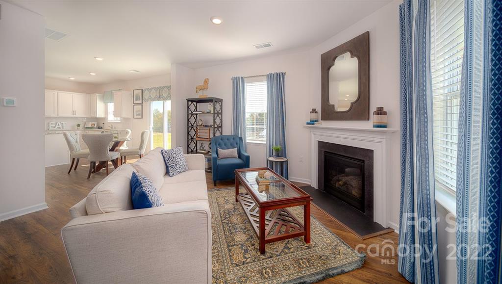 309 Gaines Road Clover, SC 29710 - Photo 16 of 48 a living room with furniture and a fireplace