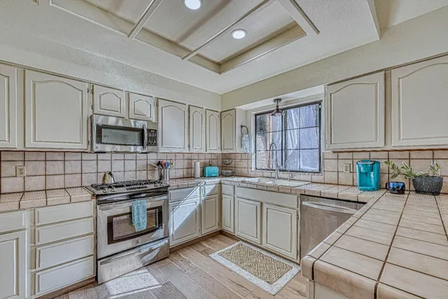 a outdoor space with furniture