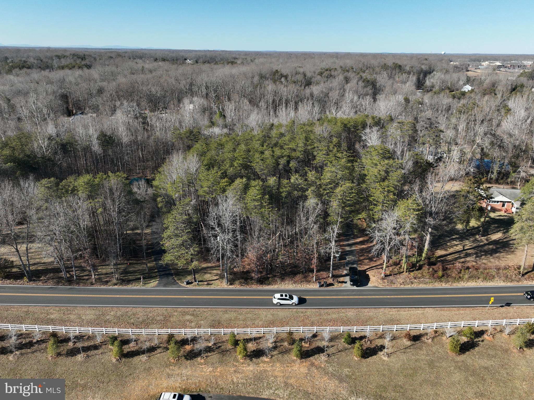 an aerial view of a houses