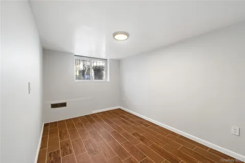 wooden floor in a room