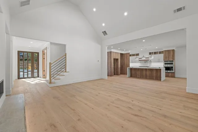 a view of porch with seating space