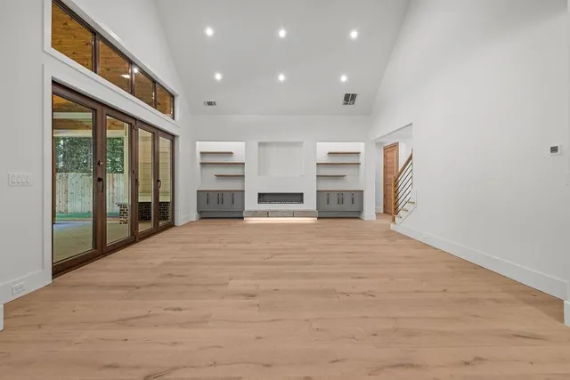 a picture of a glass door with a outdoor space