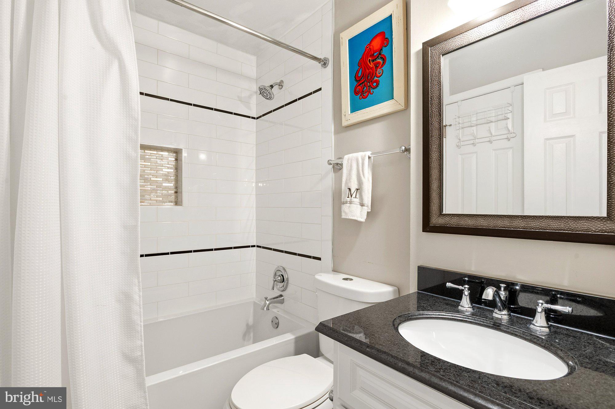 6809 Duke Drive Alexandria, VA 22307 - Photo 15 of 30 a bathroom with a sink and a mirror