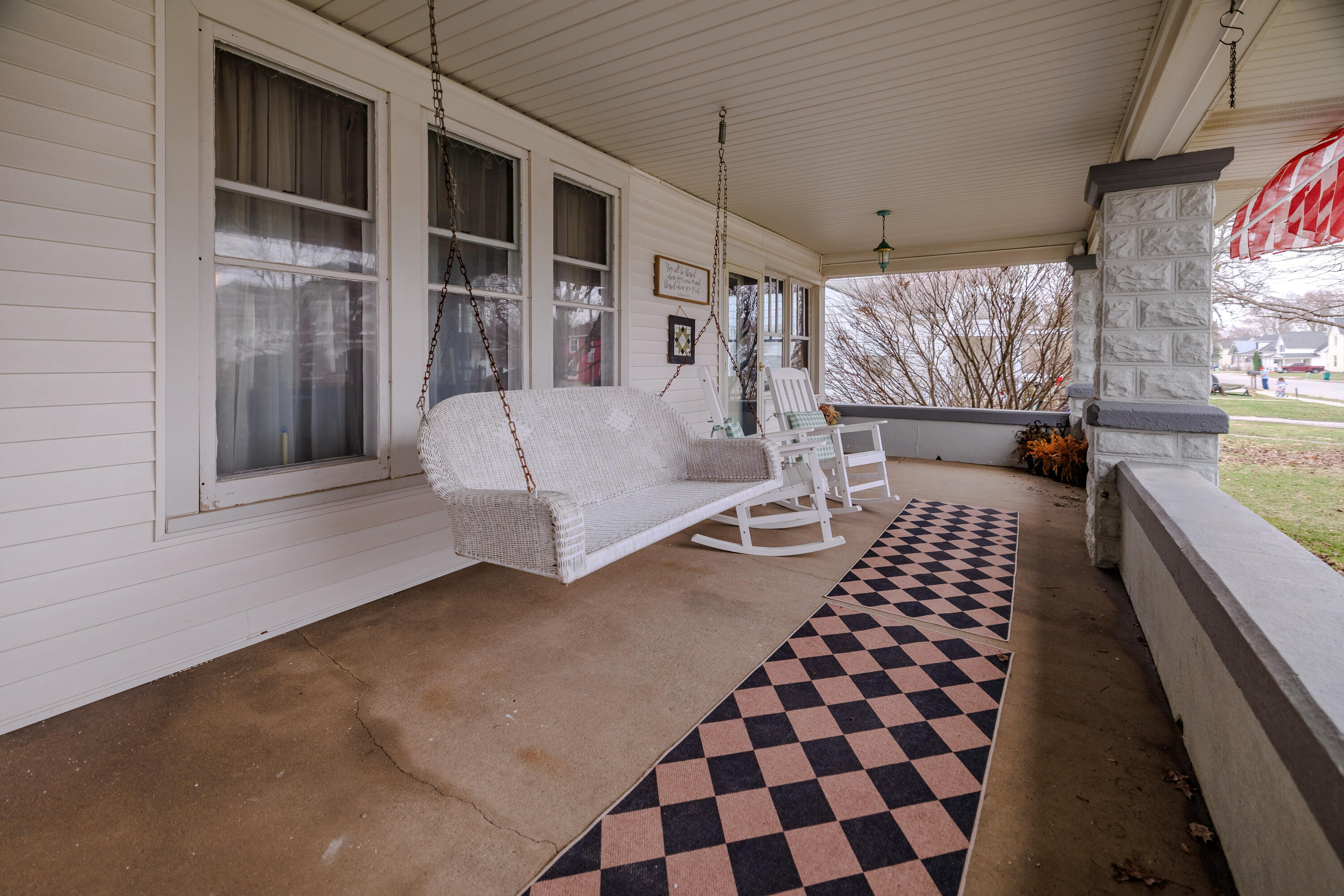128 East Main Street Brook, IN 47922 - Photo 14 of 68 a bedroom with a bed and a window