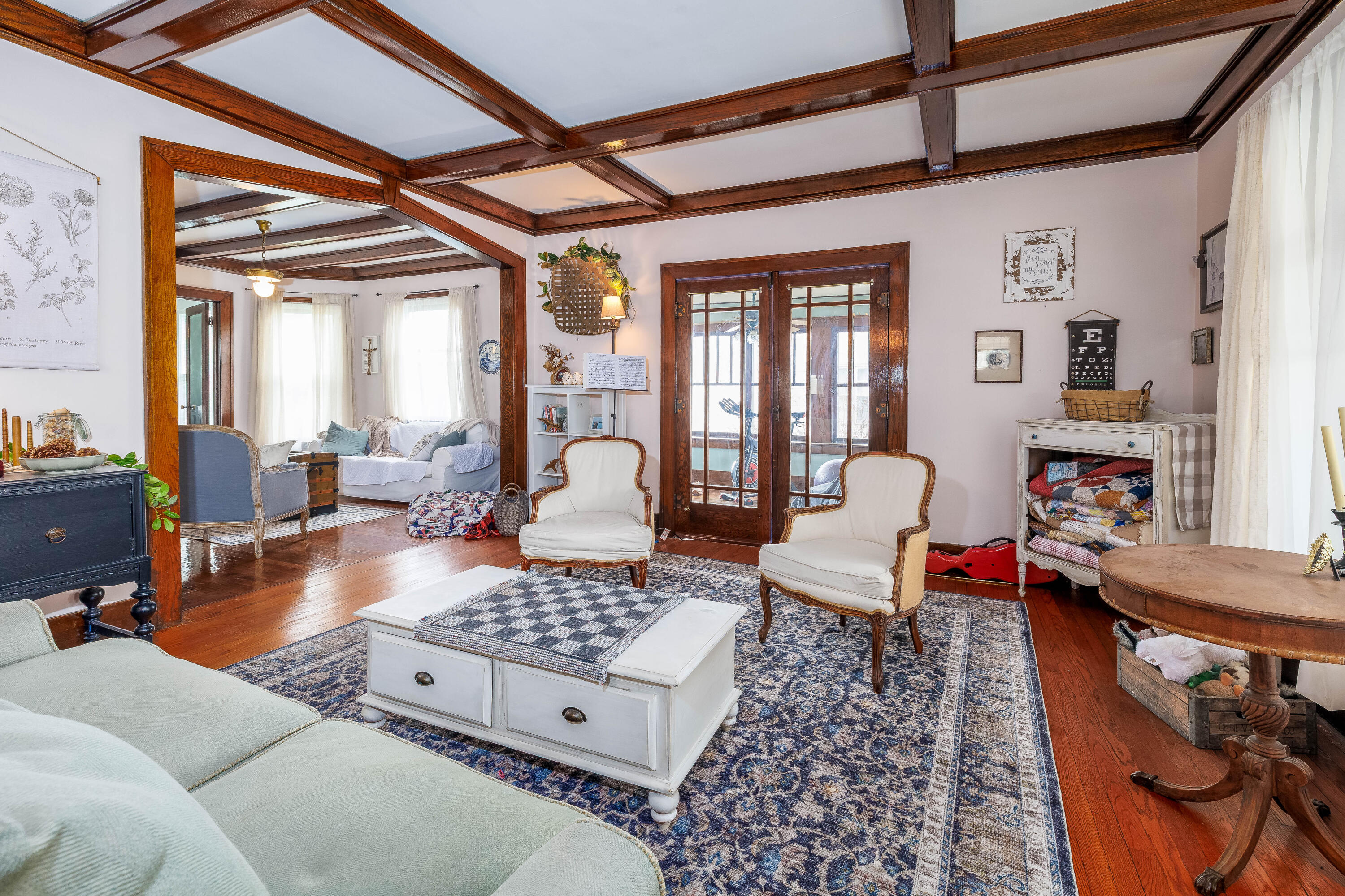 128 East Main Street Brook, IN 47922 - Photo 28 of 68 a living room with furniture and a rug
