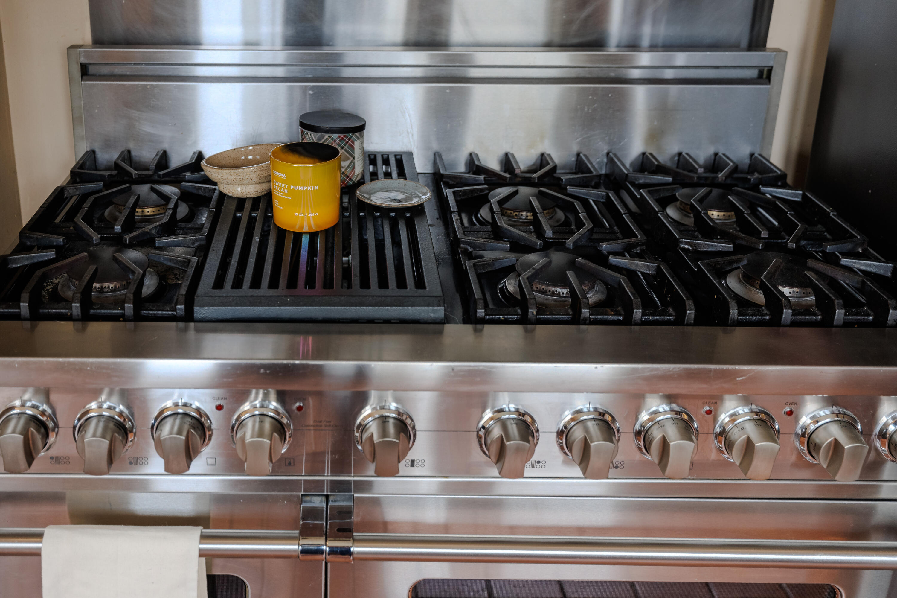 128 East Main Street Brook, IN 47922 - Photo 41 of 68 a close view of a stove in the kitchen