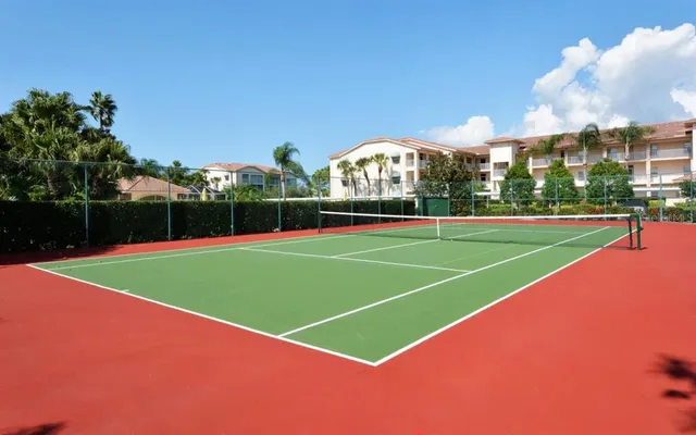 a view of a tennis court