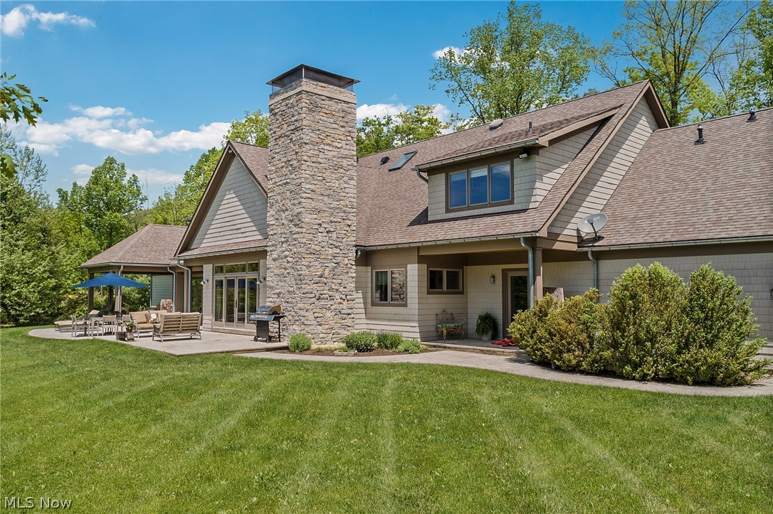10 Pepper Ridge Road Cleveland, OH 44124 - Photo 32 of 34 With clean lines and impeccable stone work, the rear elevation is immaculate.