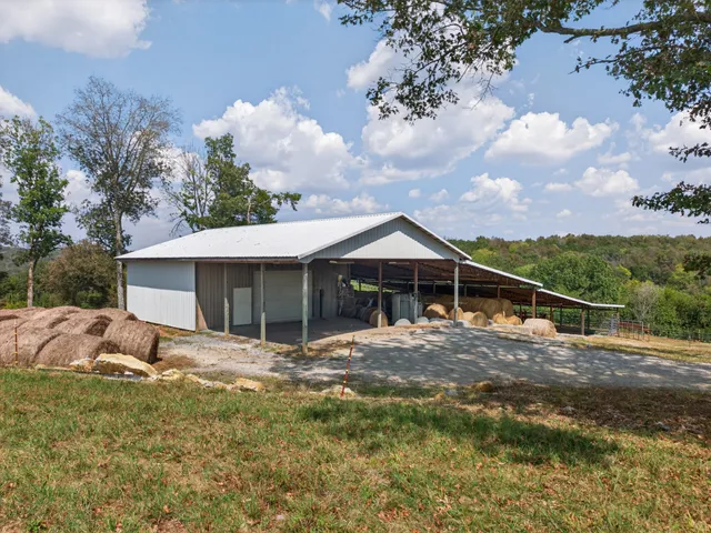 a view of outdoor space with porch and living room