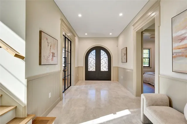 a living room with furniture and window