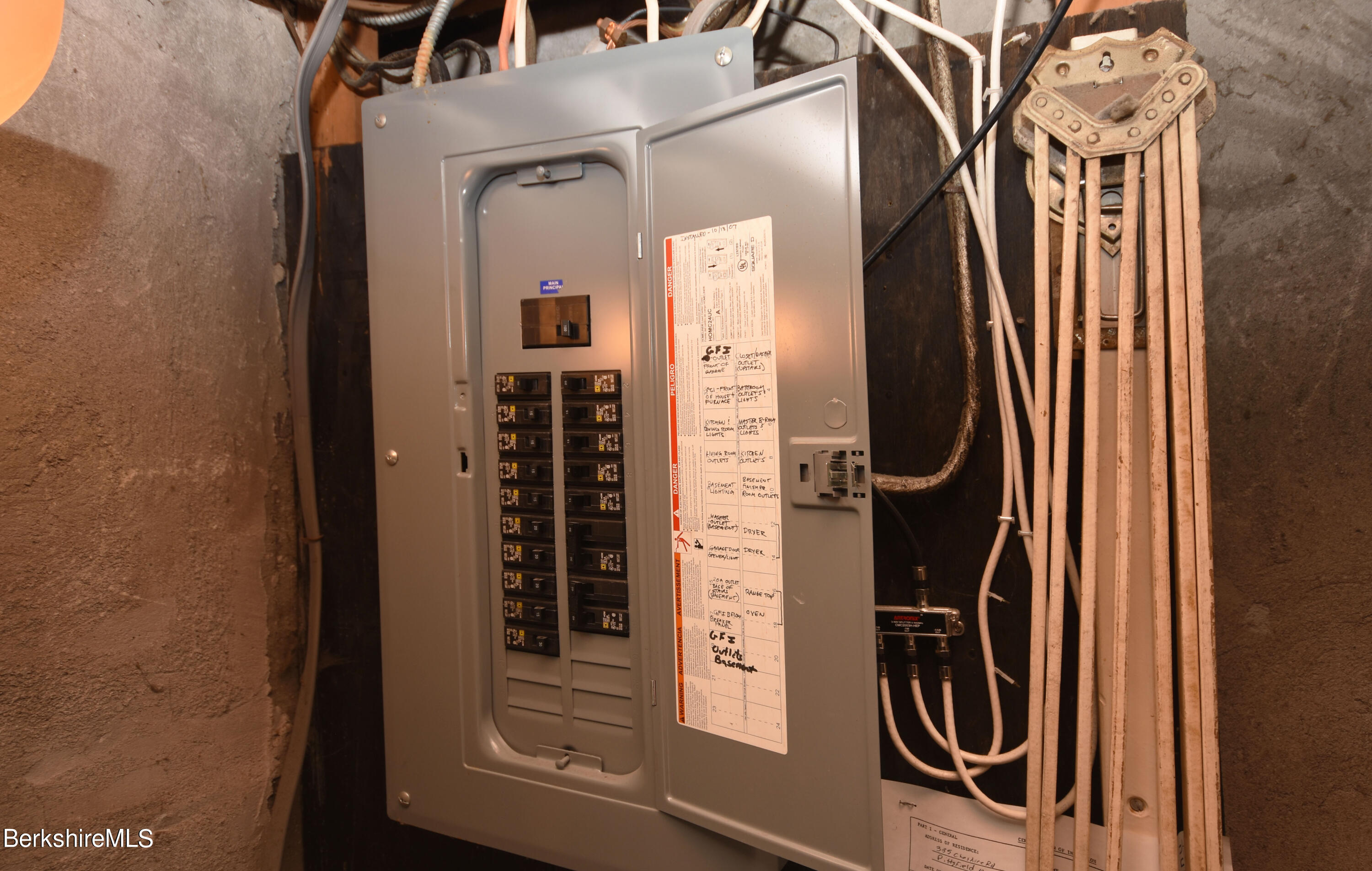 335 Cheshire Road Pittsfield, MA 01201 - Photo 28 of 34 Electrical Panel