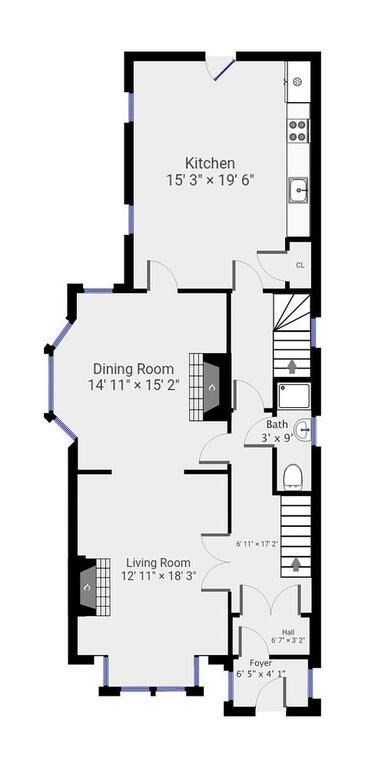 45 M Street Boston, MA 02127 - Photo 37 of 42 a picture of a bathroom with a sink and a mirror