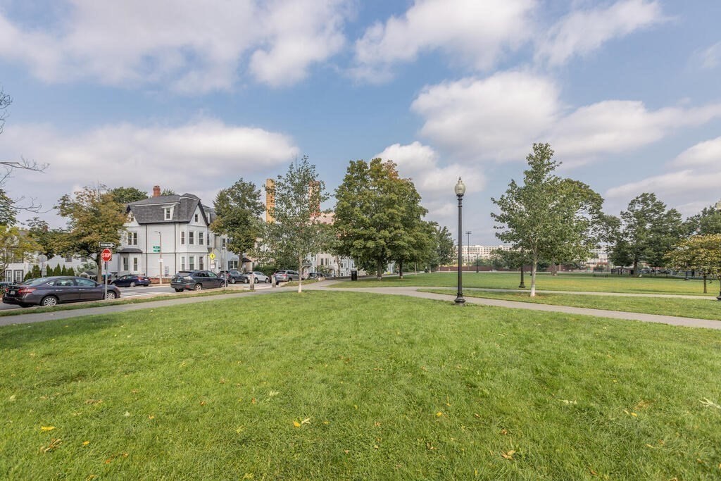45 M Street Boston, MA 02127 - Photo 40 of 42 a view of a big yard with a house in the background